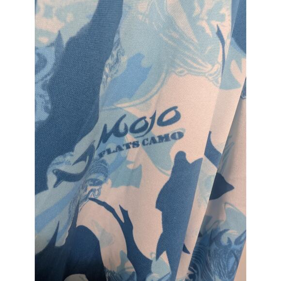 MOJO SPORTSWEAR FLATS FISH CAMO PRINT UV FISHING SHIRT MEN'S 3XL NWT! - Picture 2 of 7